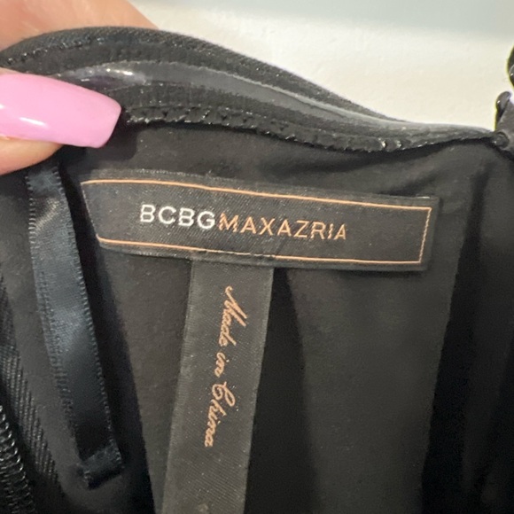BCBG Max Azria Strapless Black Dress - Picture 2 of 5